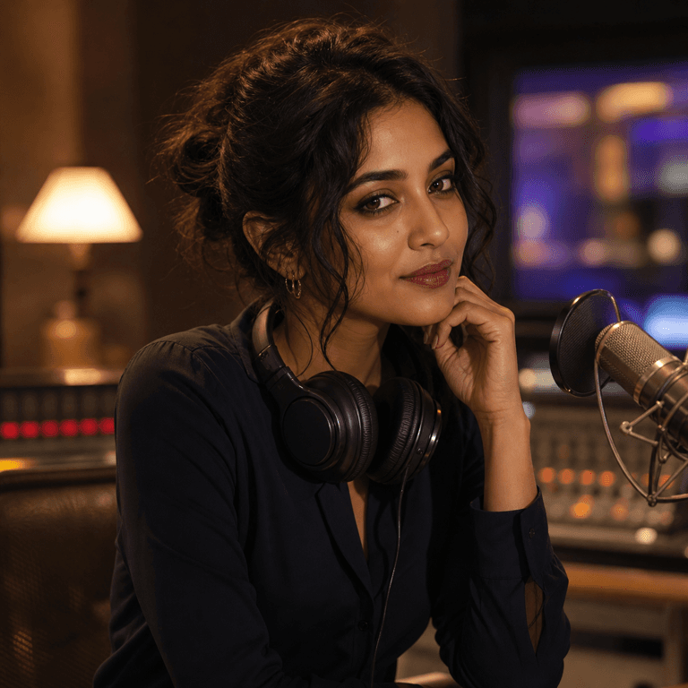 Aisha Khan, an original NarraMesh character