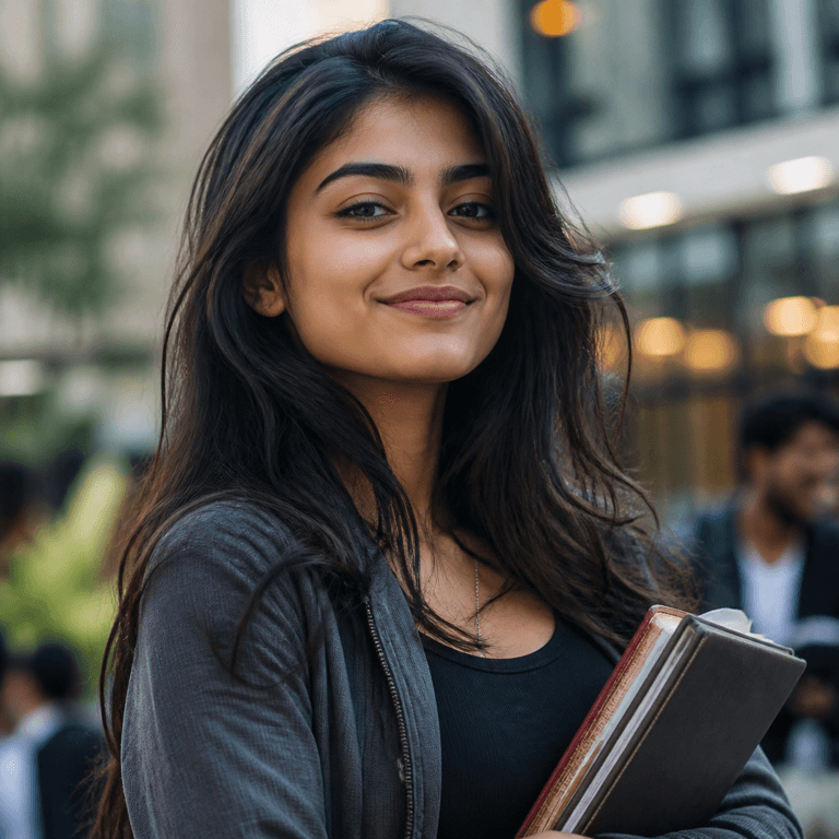Meera Shah, an original NarraMesh character