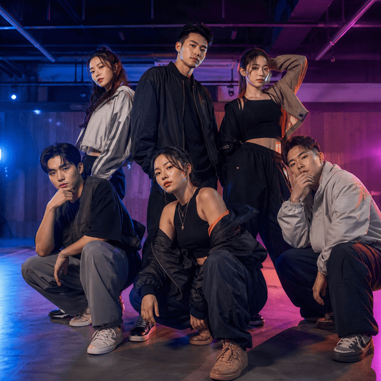 Seoul Pulse Crew, an original NarraMesh character